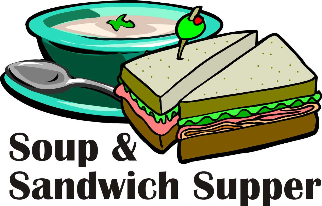 soup and sandwich clip art